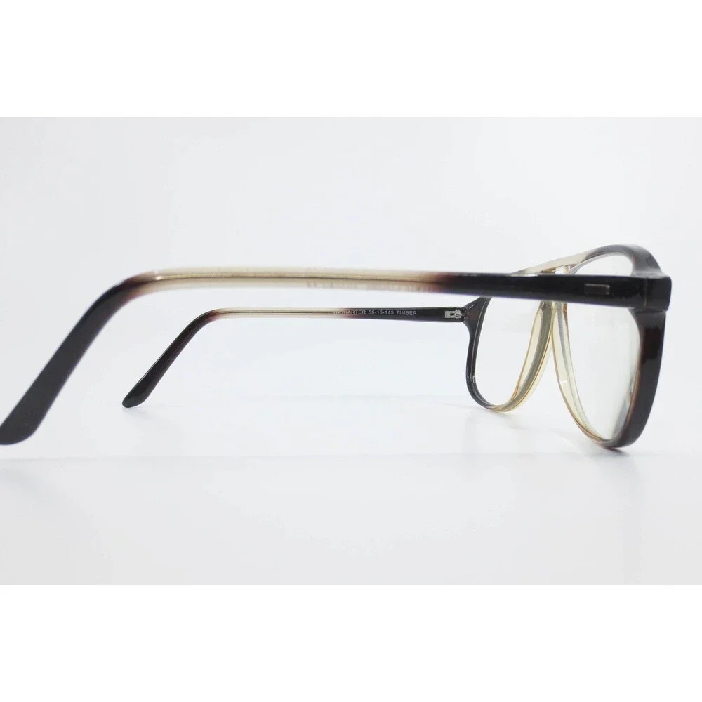 Horizon H-Charter Aviator Eyeglasses Timber Brown Gradient 56-16-145 H-CHARTER